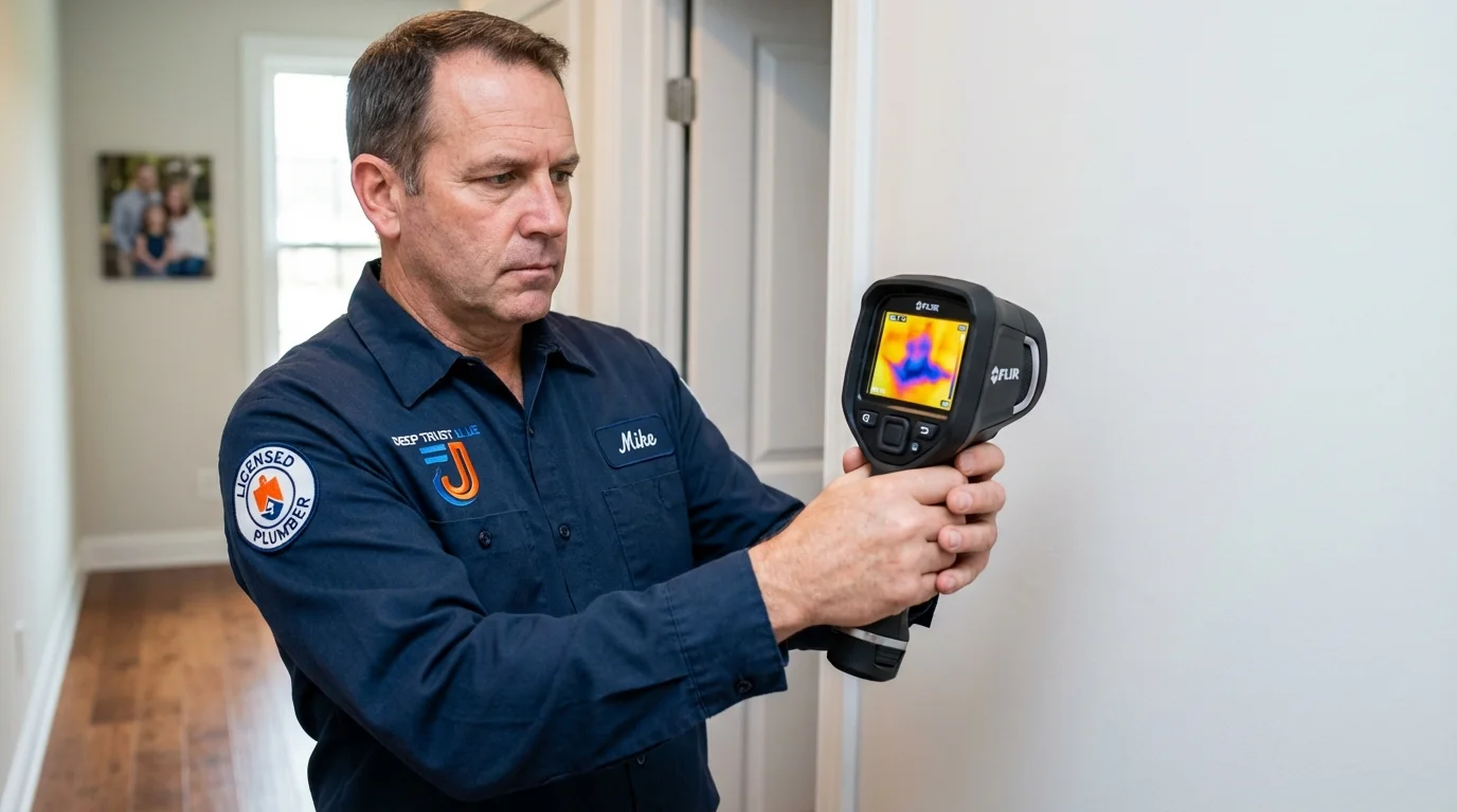 Thermal imaging leak detection by Johns Plumbing LLC in Pass Christian